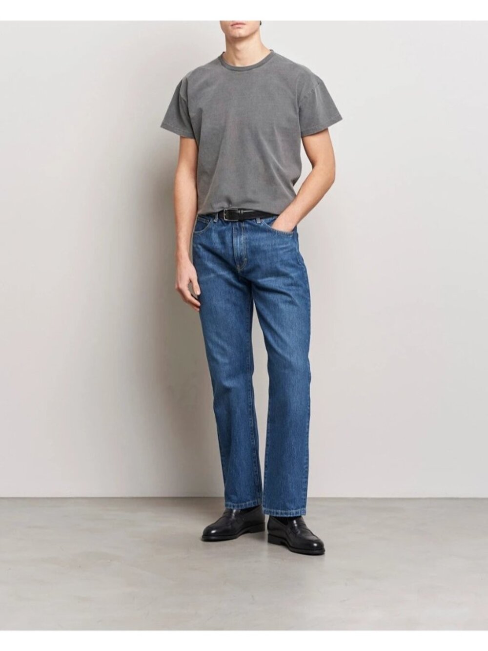 Jeanerica SM010 Straight Jeans Tom Mid Blue Wash 32/32